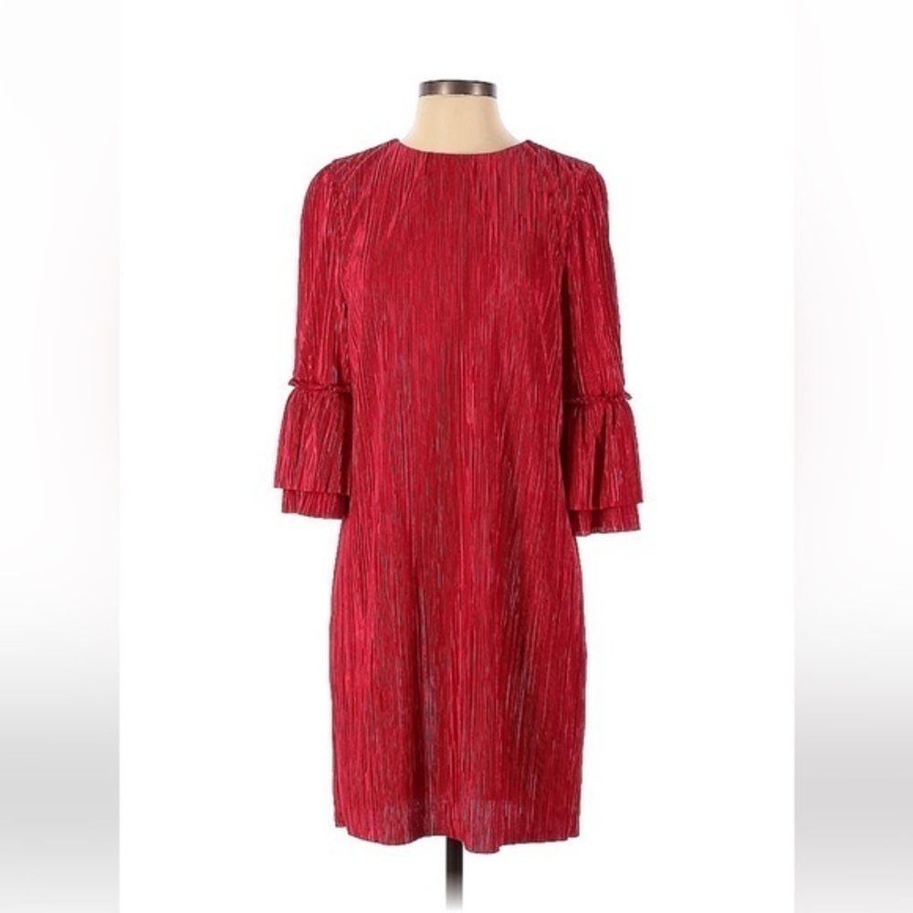 Badgley Mischa Pleated Shift Dress - Picture 2 of 9